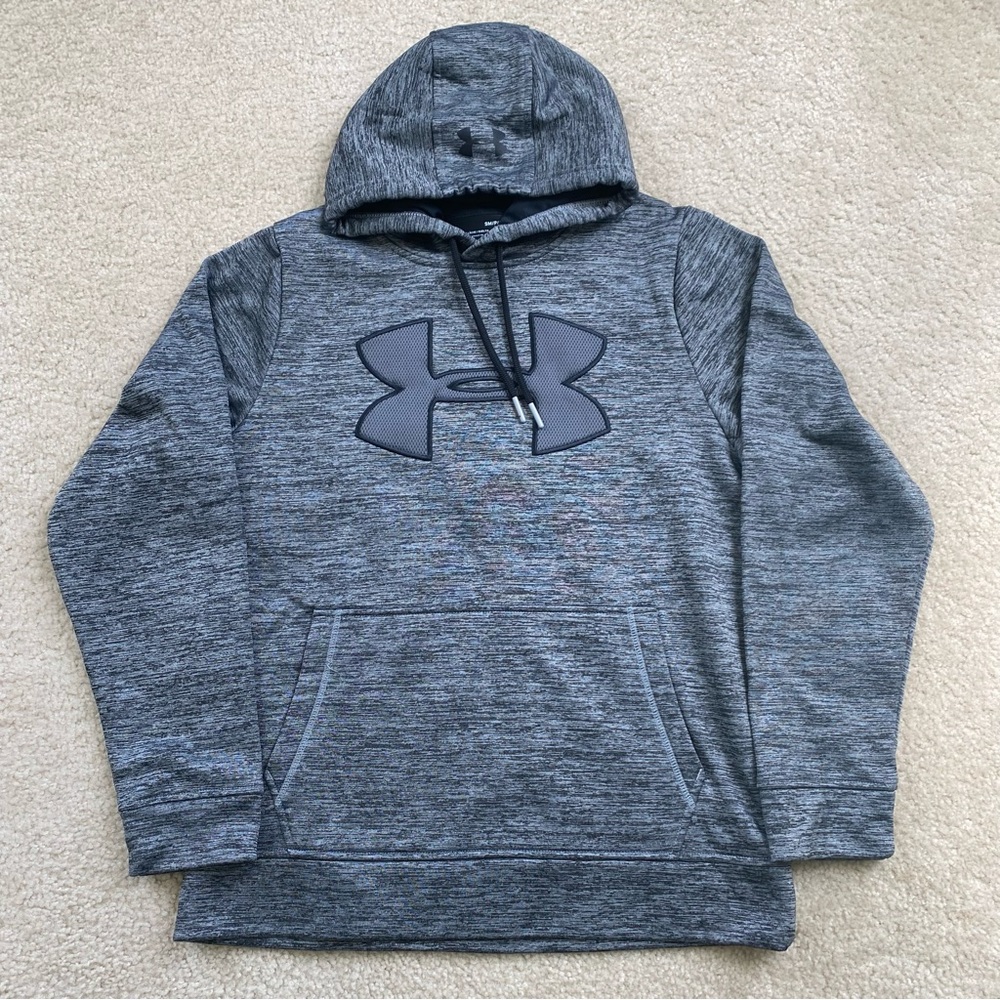 NWOT Under Armour Cold Gear Fleece Big Logo Hoodie